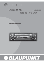 Blaupunkt Orlando-MP-46 - Owners Manual